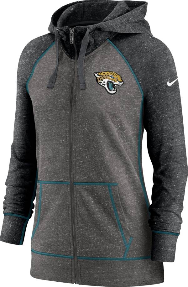 Nike Women's Jacksonville Jaguars Black Gym Vintage Full-Zip Hoodie