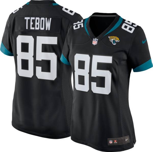 Nike Women's Jacksonville Jaguars Tim Tebow #85 Black Game Jersey