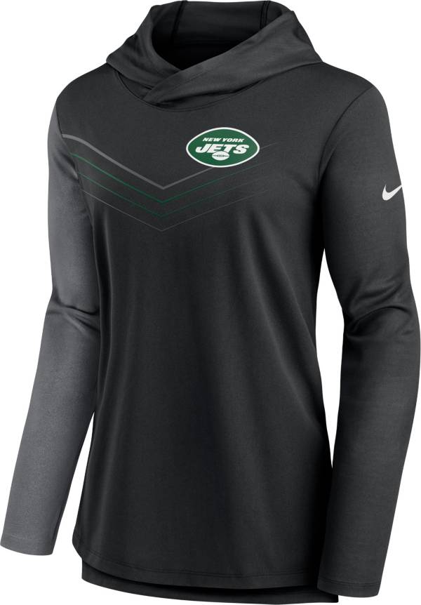 Nike Women's New York Jets Black Chevron Pullover Hoodie