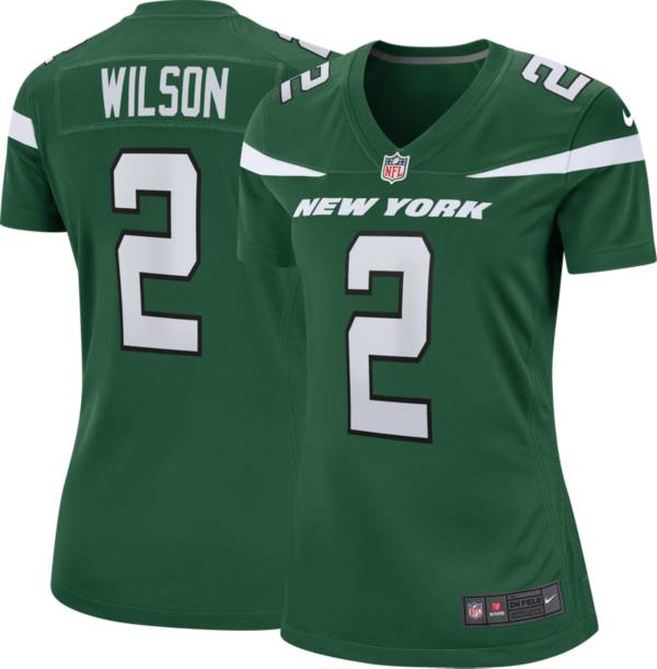 Nike Women's New York Jets Zach Wilson #2 Green Game Jersey