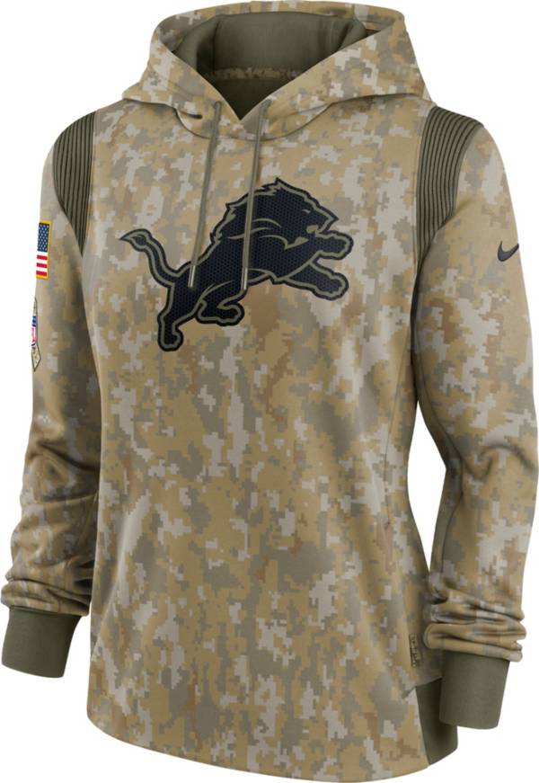 Nike Women's Detroit Lions Salute to Service Camouflage Hoodie