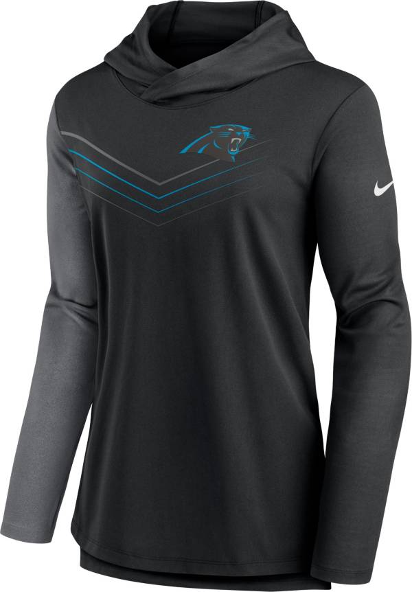 Nike Women's Carolina Panthers Black Chevron Pullover Hoodie