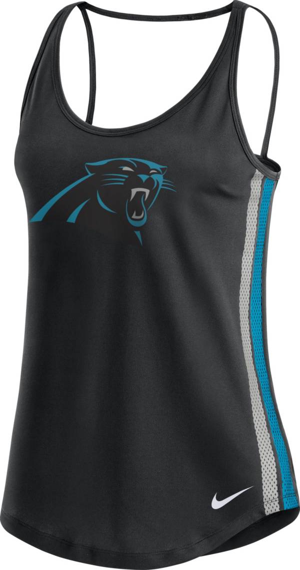 Nike Women's Carolina Panthers Dri-FIT Black Performance Tank Top