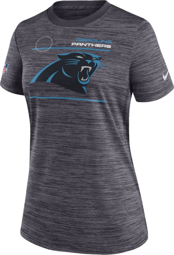Nike Women's Carolina Panthers Sideline Legend Velocity Black Performance T-Shirt