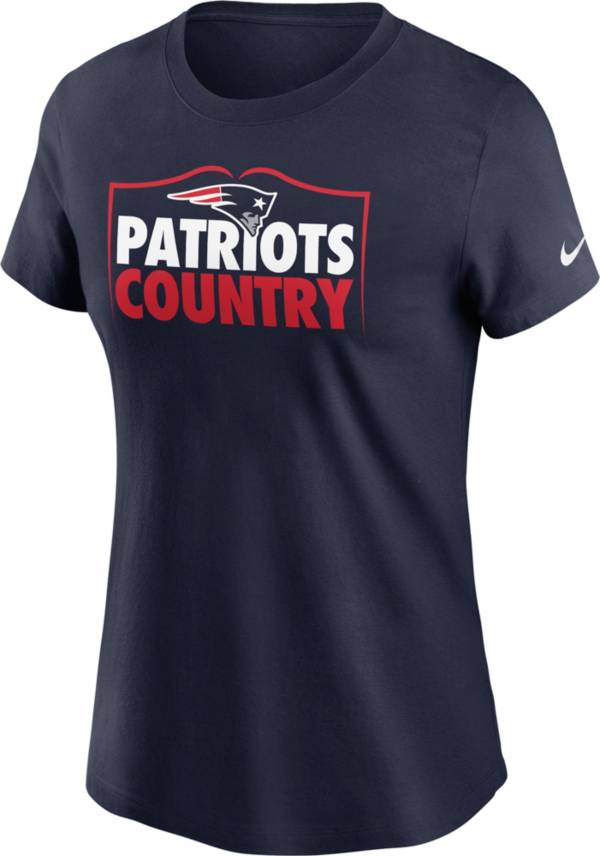 Nike Women's New England Patriots Country Navy T-Shirt