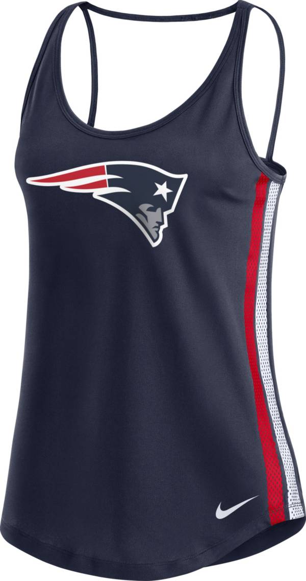 Nike Women's New England Patriots Dri-FIT Navy Performance Tank Top