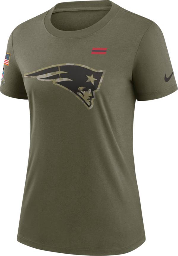 Nike Women's New England Patriots Salute to Service Olive Legend T-Shirt