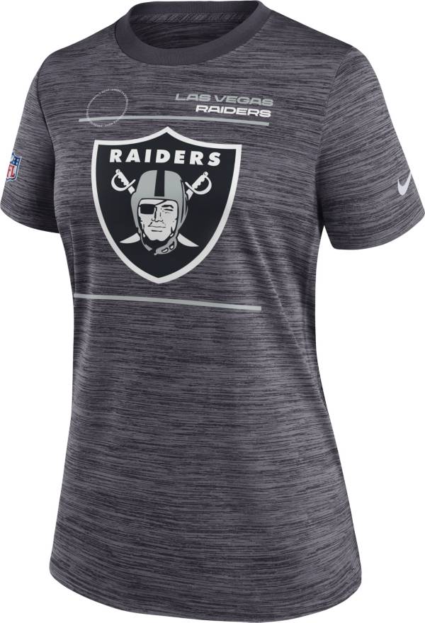 Nike Women's Las Vegas Raiders Sideline Legend Velocity Black Performance T-Shirt