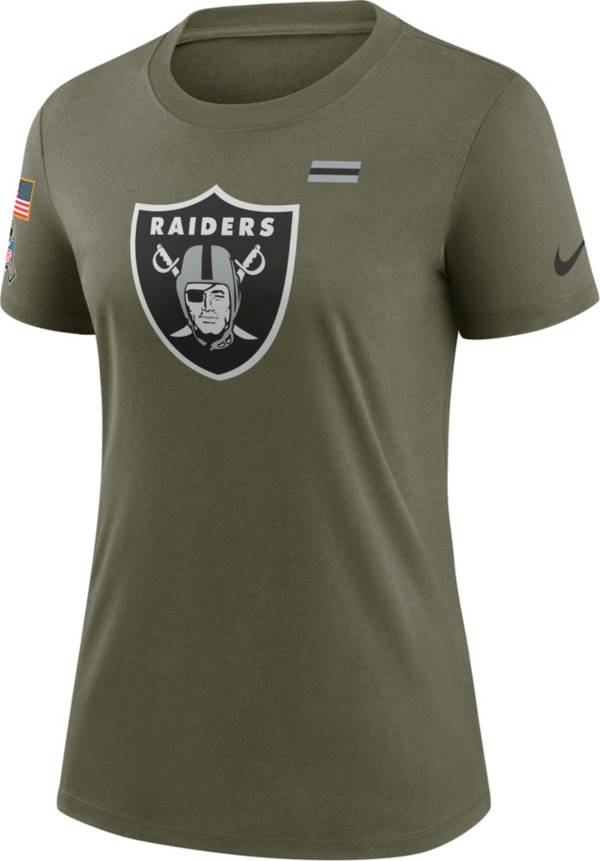 Nike Women's Las Vegas Raiders Salute to Service Olive Legend T-Shirt