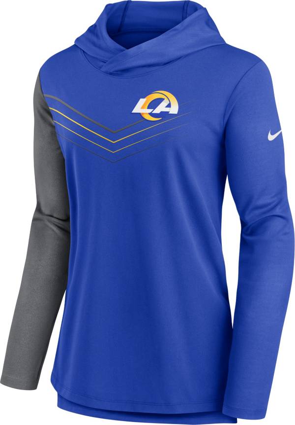 Nike Women's Los Angeles Rams Royal Chevron Pullover Hoodie