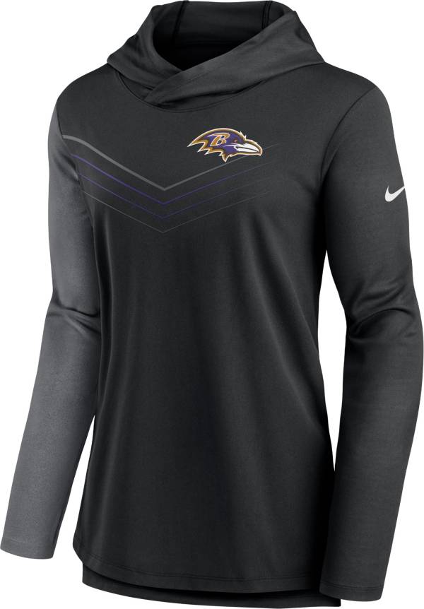 Nike Women's Baltimore Ravens Black Chevron Pullover Hoodie