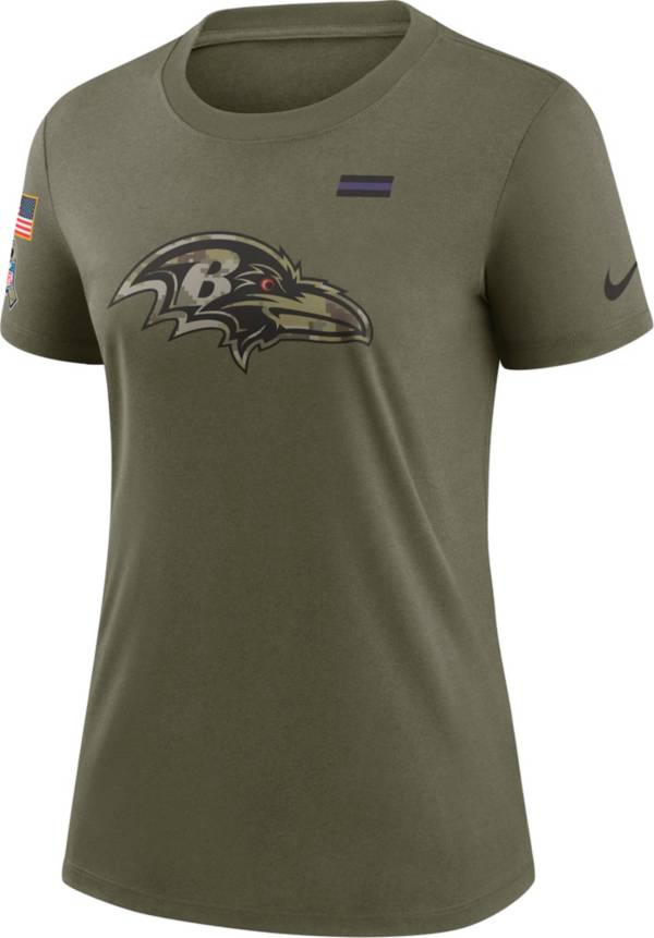 Nike Women's Baltimore Ravens Salute to Service Olive Legend T-Shirt
