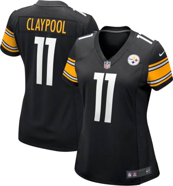 Nike Women's Pittsburgh Steelers Chase Claypool #11 Black Game Jersey