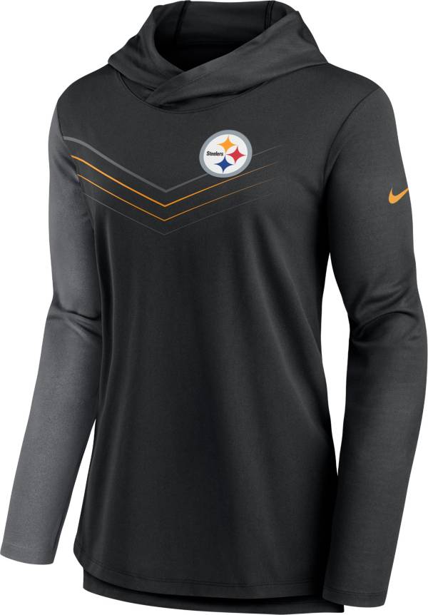 Nike Women's Pittsburgh Steelers Black Chevron Pullover Hoodie