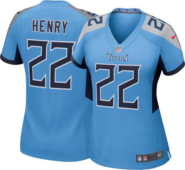 Nike Women's Tennessee Titans Derrick Henry #22 Blue Game Jersey