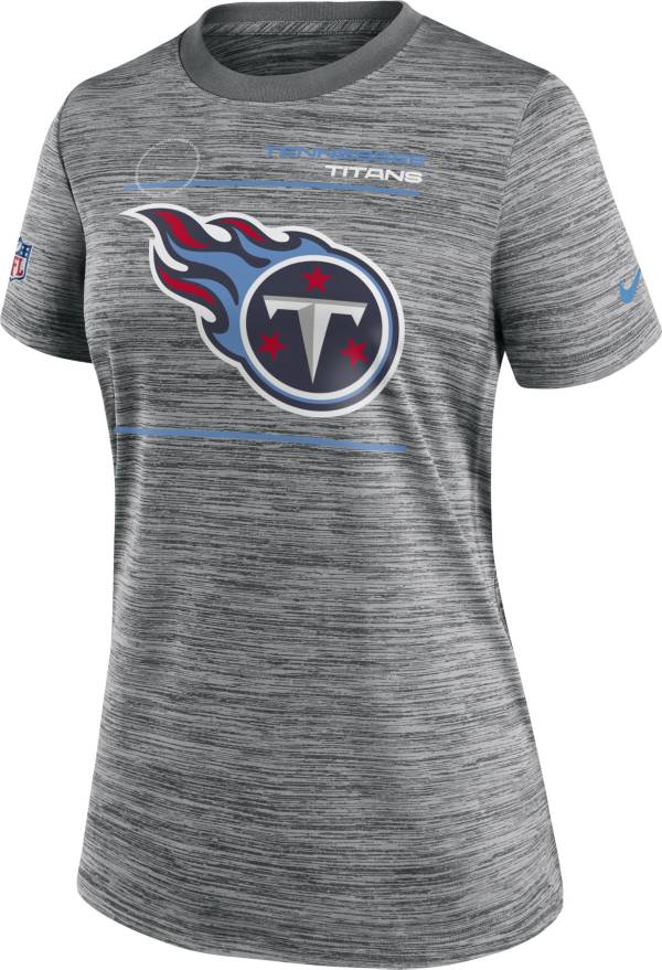 Nike Women's Tennessee Titans Sideline Legend Velocity Grey Performance T-Shirt