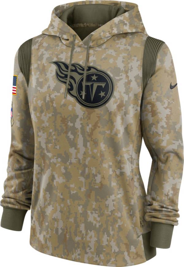 Nike Women's Tennessee Titans Salute to Service Camouflage Hoodie