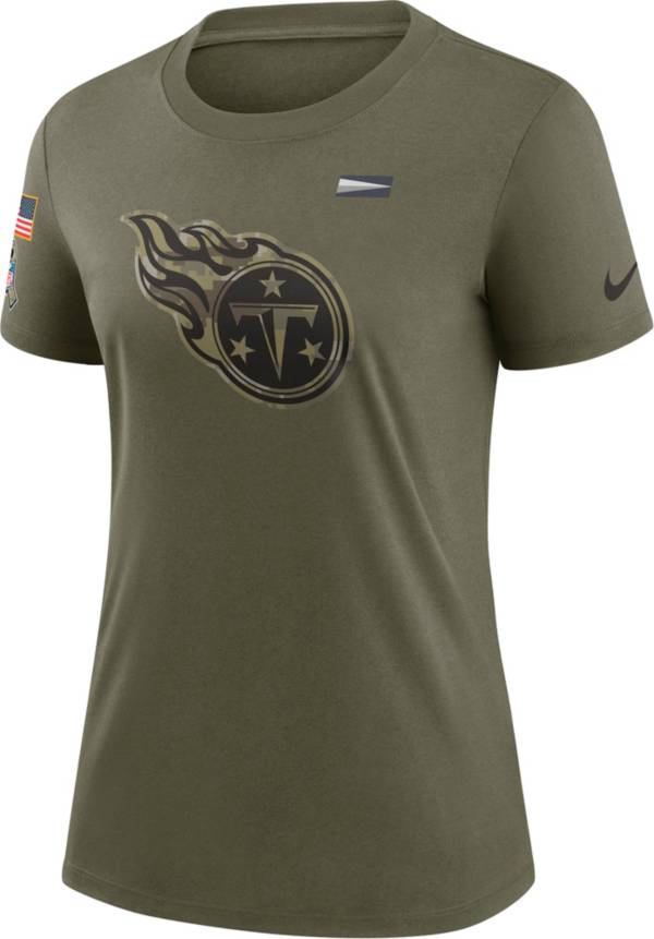 Nike Women's Tennessee Titans Salute to Service Olive Legend T-Shirt