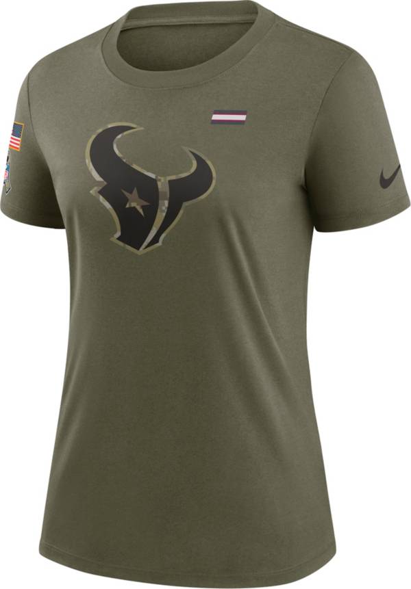 Nike Women's Houston Texans Salute to Service Olive Legend T-Shirt