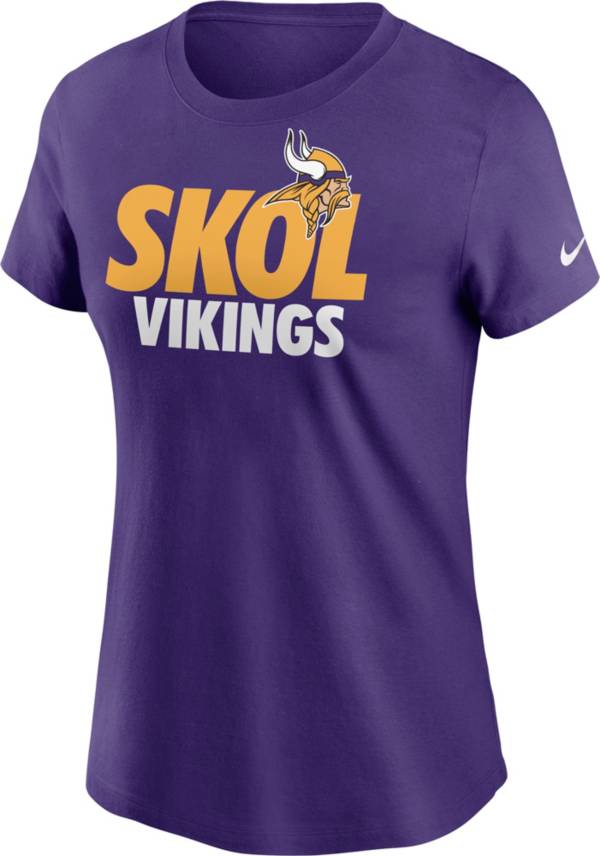 Nike Women's Minnesota Vikings Skol Vikings Purple T-Shirt