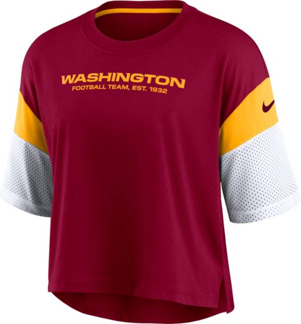 Nike Women's Washington Football Team Cropped Red T-Shirt