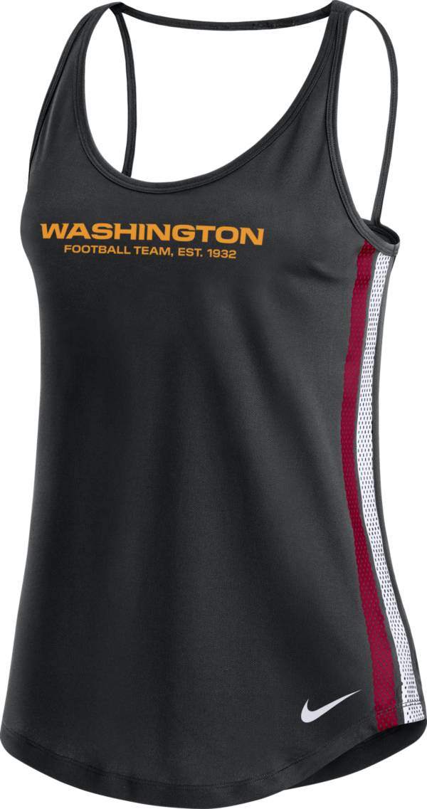 Nike Women's Washington Football Team Dri-FIT Black Performance Tank Top