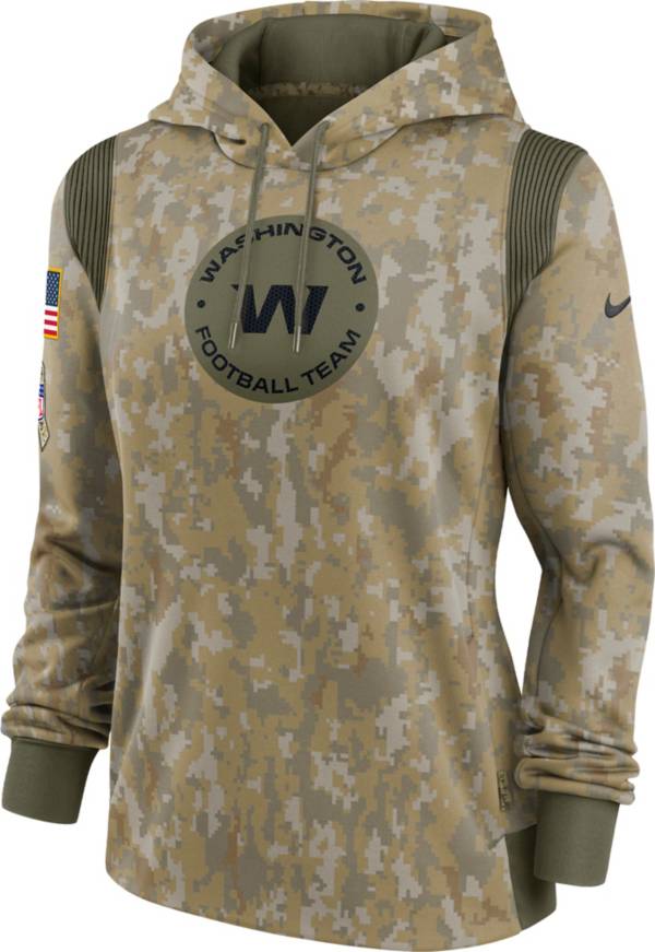 Nike Women's Washington Football Team Salute to Service Camouflage Hoodie