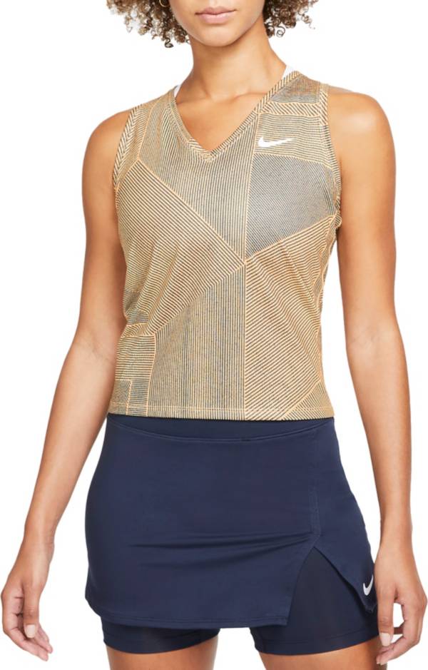 Nike Women's Court Dri-FIT Victory Printed Tennis Tank Top