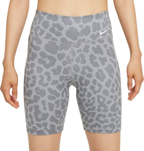 Nike One Women's Leopard Print 7” Bike Shorts