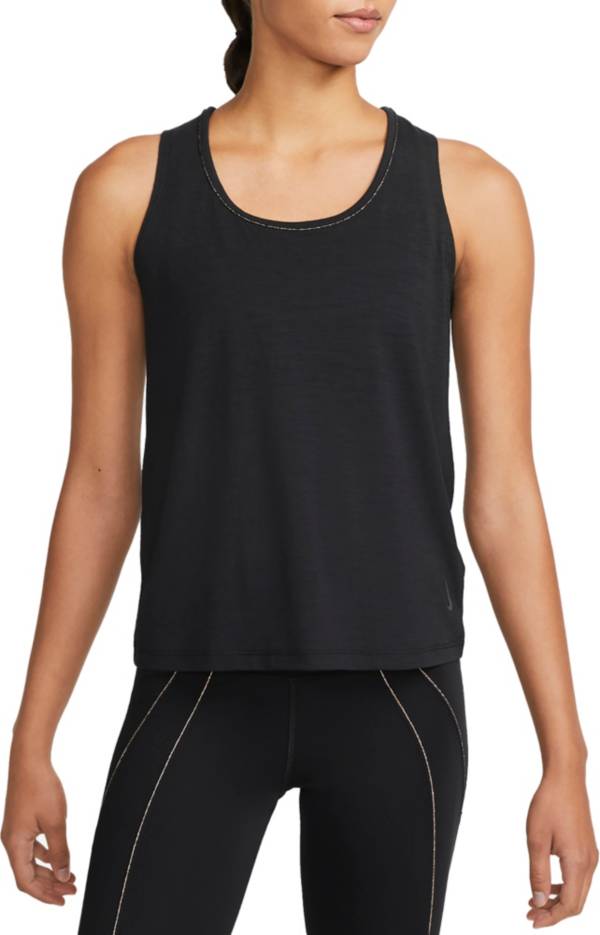 Nike Women's Yoga Dri-FIT Metallic Trim Tank Top
