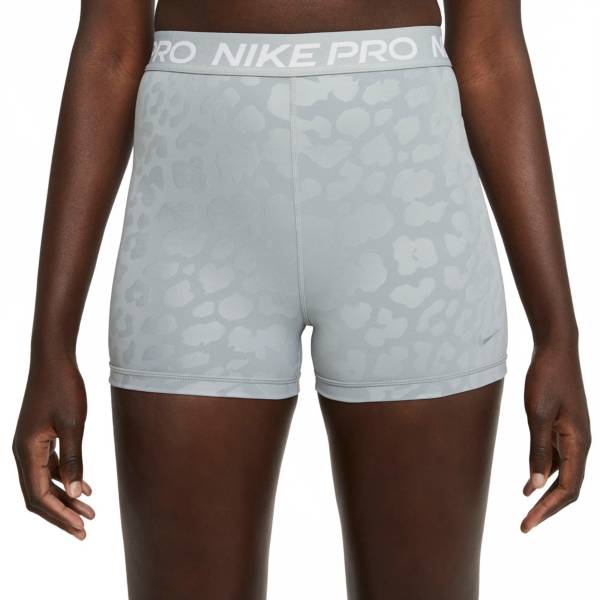 Nike Pro Women's Dri-FIT High-Waisted 3" Leopard Print Shorts