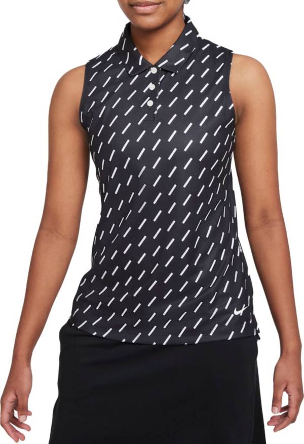 Nike Women's Dri-Fit Victory Sleeveless Golf Polo