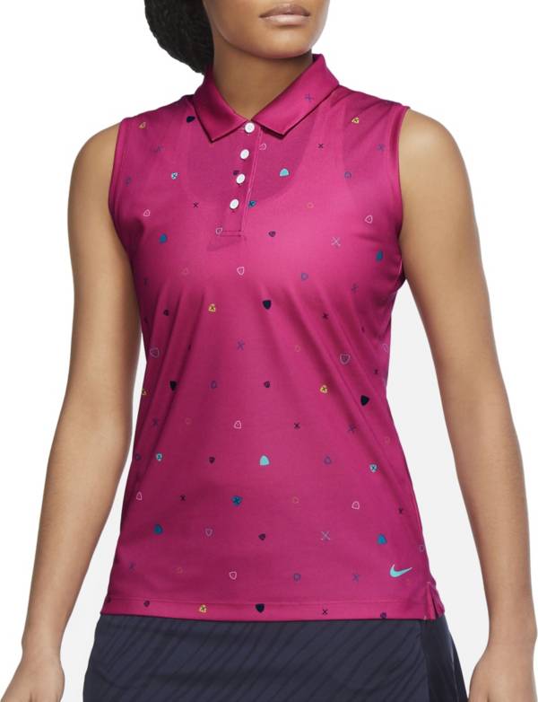 Nike Women's Dri-FIT Victory Sleeveless Golf Polo