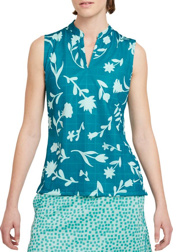 Nike Women's Victory Floral Print Sleeveless Golf Polo product image