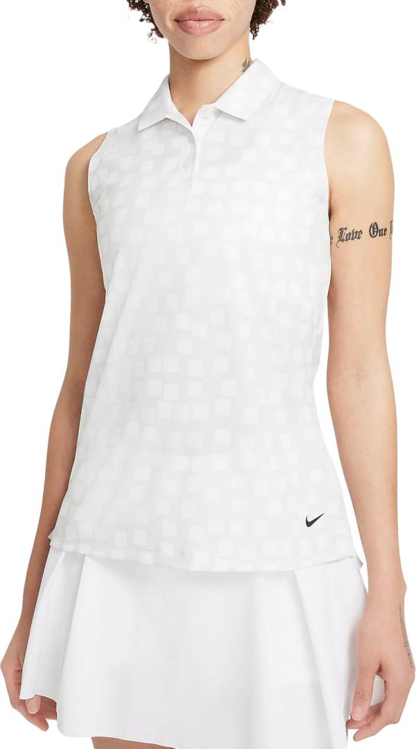Nike Women's Victory Grid Golf Polo