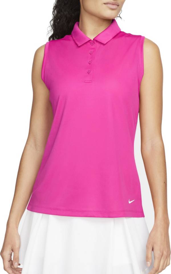 Nike Women's Dri-Fit Victory Sleeveless Golf Polo