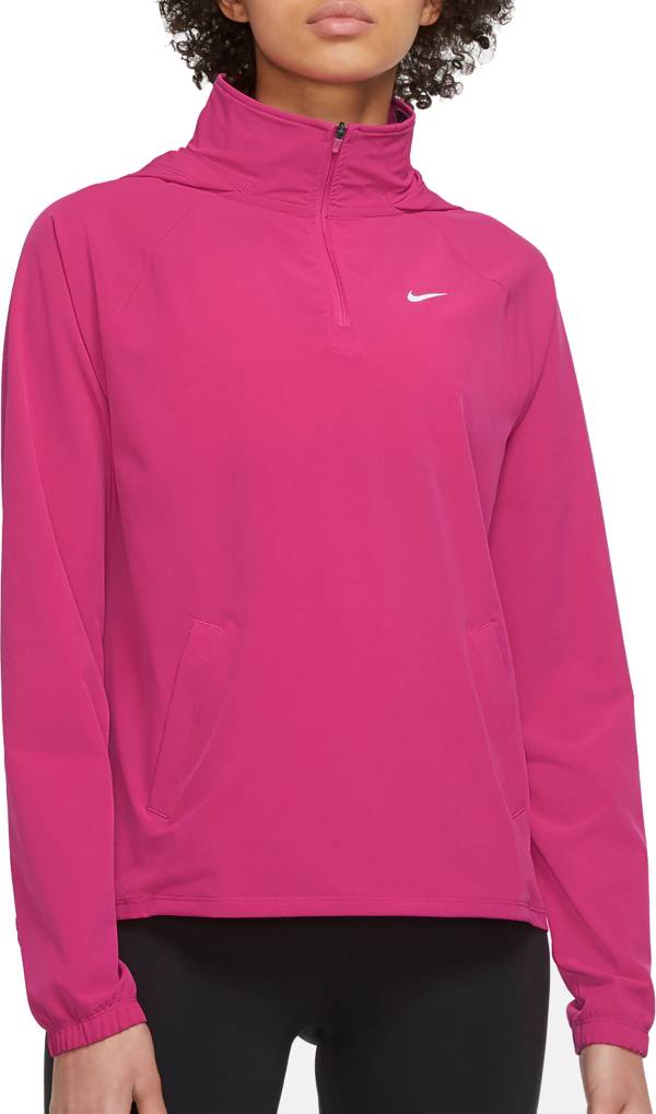 Nike Women's Pro Dri-FIT Packable Half Zip Pocketed Training Pullover product image