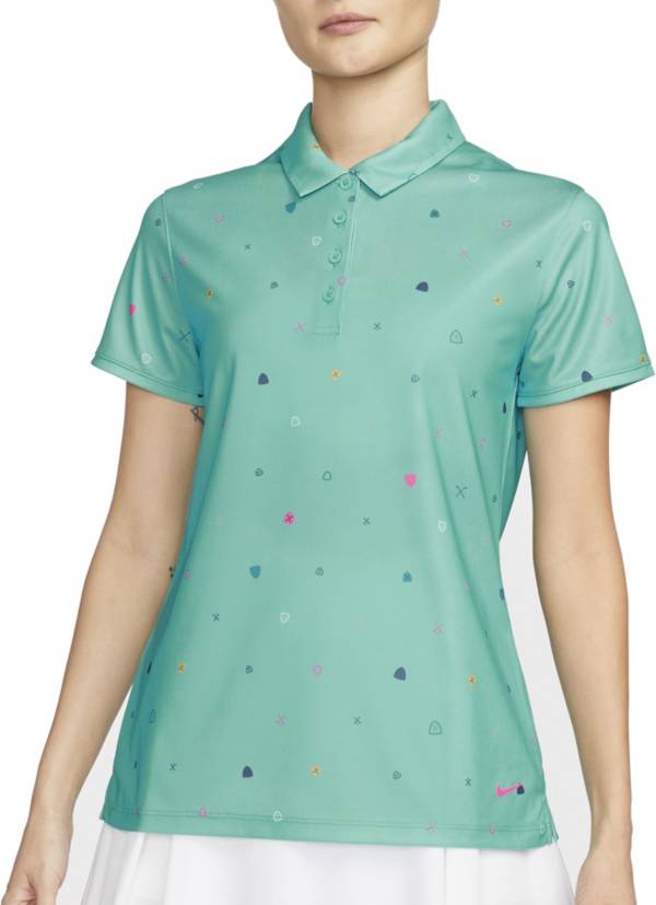 Nike Women's Dri-Fit All Over Print Victory Golf Polo