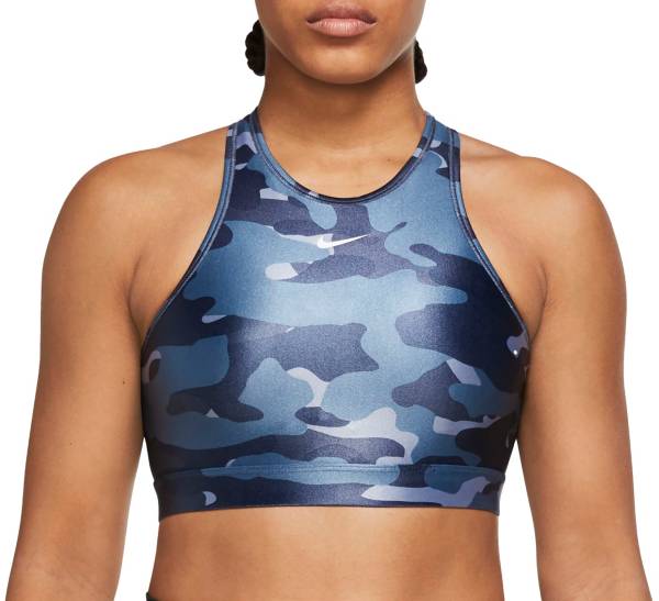 Nike Women's Dri-FIT Swoosh Medium-Support 1-Piece Pad High-Neck Sports Bra