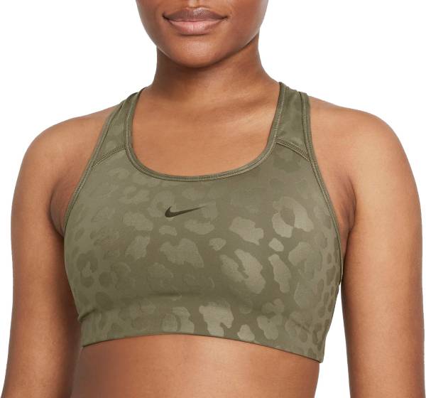 Nike Women's Pro Dri-FIT Swoosh Medium-Support 1-Piece Pad Leopard Sports Bra product image