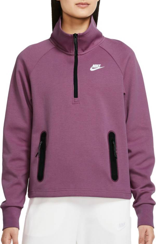 Nike Women's Tech Fleece 1/4 Zip Top