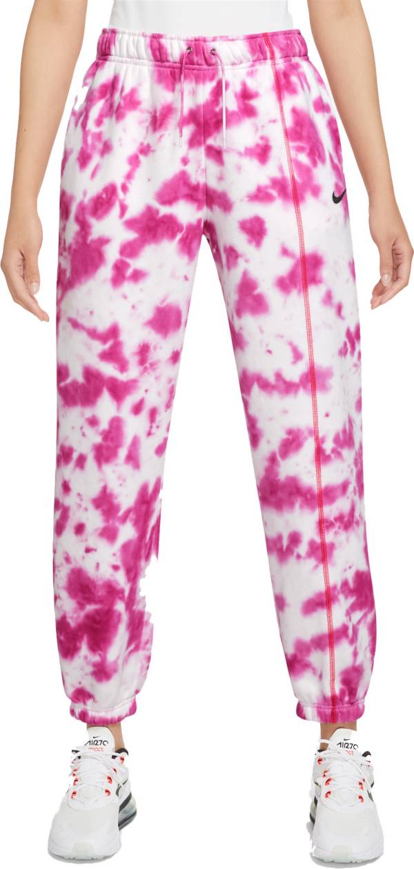 Nike Women's Sportswear Fleece Tie-Dye Easy Pants