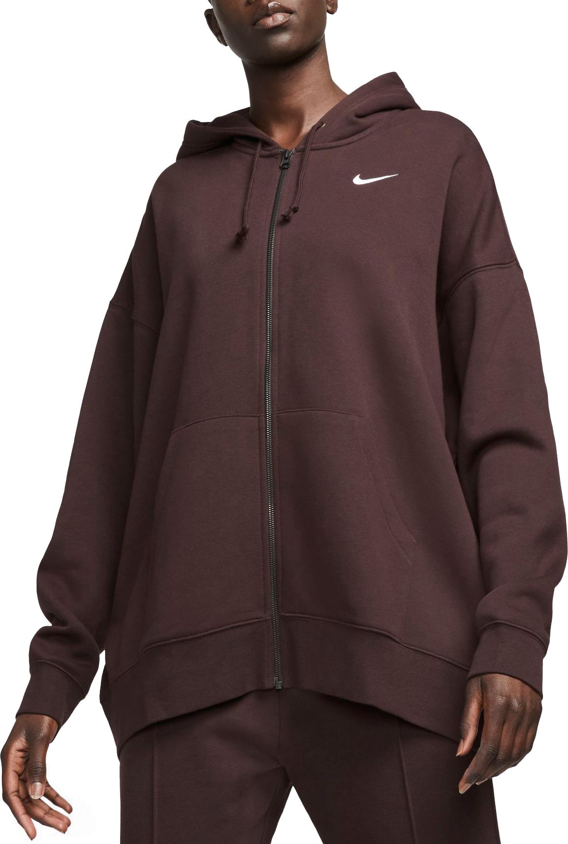 nike zip front hoodie women's