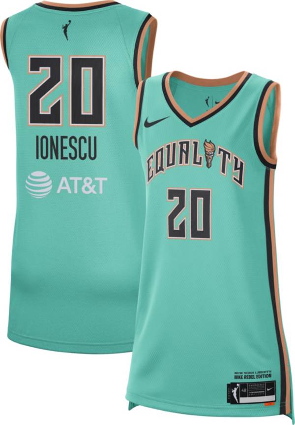 Nike Adult New York Liberty Sabrina Ionescu Green Victory Rebel Jersey