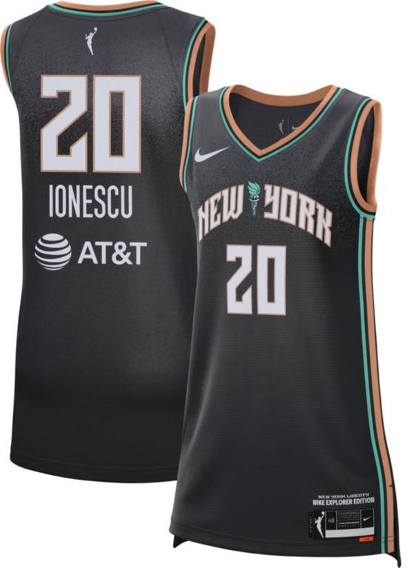 Nike Adult New York Liberty Sabrina Ionescu Black Victory Explorer Jersey