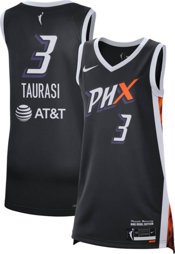 Nike Adult Phoenix Mercury Diana Taurasi Black Replica Rebel Jersey