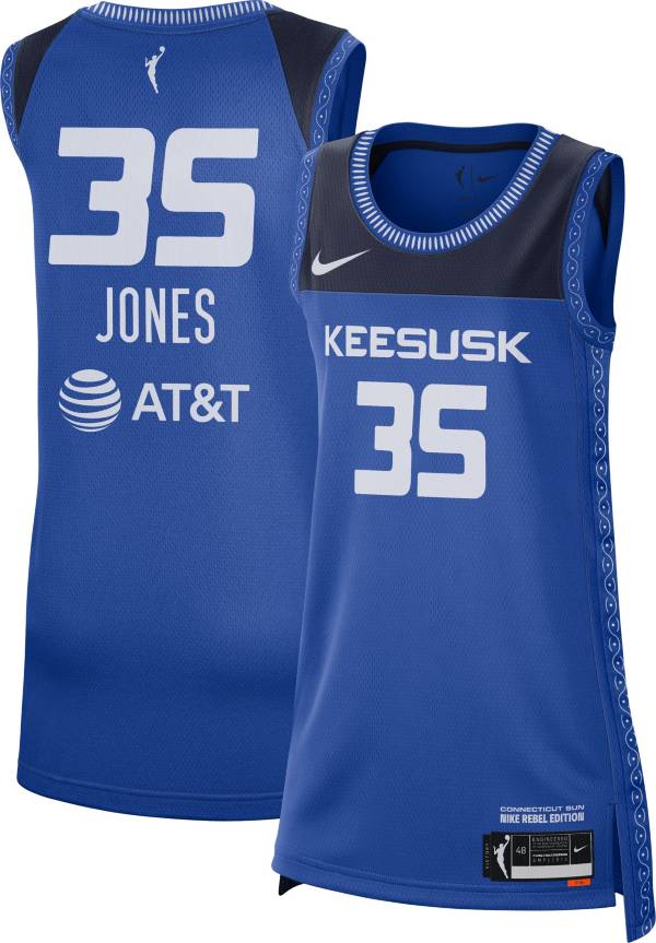 Nike Adult Connecticut Sun Jonquel Jones Blue Replica Rebel Jersey product image
