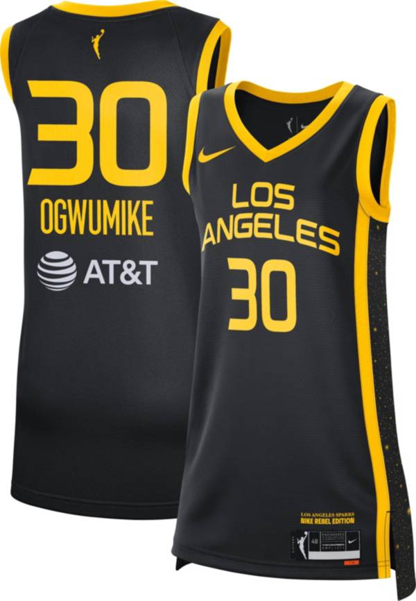 Nike Adult Los Angeles Sparks Nneka Ogwumike Black Victory Rebel Jersey