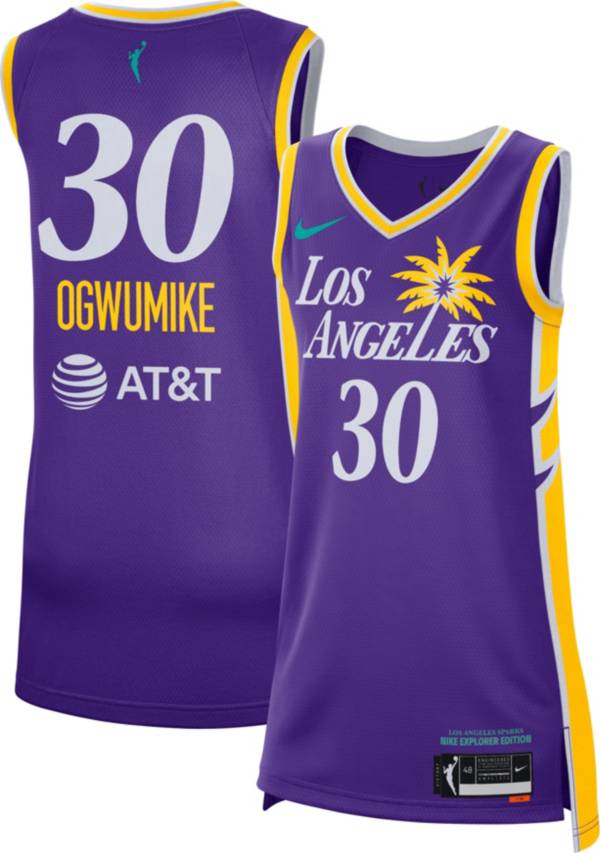 Nike Adult Los Angeles Sparks Nneka Ogwumike Purple Victory Explorer Jersey