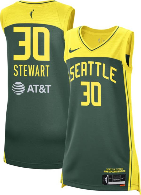 Nike Adult Seattle Storm Breanna Stewart Green Replica Explorer Jersey